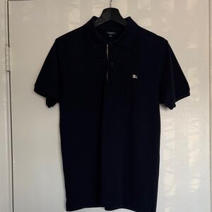 Burberry Navy Polo Shirt